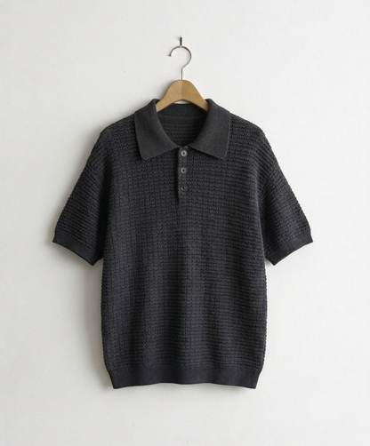 90s Tuck-Knit Polo